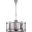 Chelsea 28" Polished nickel 8 Light Chandelier With Silver Royal Cut Crystal Trim