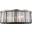 Sydney 43.5" Polished nickel 10 Light Flush Mount With Silver Royal Cut Crystal Trim