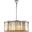 Sydney 43.5" Polished nickel 10 Light Chandelier With Golden Royal Cut Crystal Trim