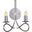 Lyndon 10" Polished Nickel 2 Light Wall Sconce
