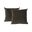 16 Inch Square Accent Pillows Set of 2 In Winter Moss Performance Velvet
