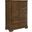 Cool Rustic Amber 6 Drawer Standing Chest