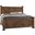 Cool Rustic Amber King X Style Panel Bed