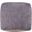 18 Inch Chenille Cube Pouf Ottoman In Gray
