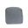 18 Inch Cotton and Jute Cube Pouf Ottoman In Dark Gray and Natural
