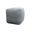 18 Inch Wool Cube Trellis Pouf Ottoman In Blue and Beige