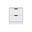19 Inch Wood Two Drawer Nightstand In White