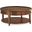Sunset Valley Rich Mahogany Round Cocktail Table