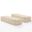 2 Piece Outdoor Chaise Lounge Furniture Cover Set In Tan