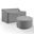 2 Piece Outdoor Furniture Cover Set In Gray
