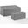 2 Piece Outdoor Furniture Cover Set In Gray