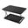 20 Inch Adjustable Stainless Steel Standing Desk Converter In Black