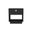 20 Inch Wood One Drawer Nightstand In Black