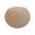 20 Inch Wool Round Ribbed Pouf Ottoman In Beige
