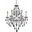 2016d24cRc St Francis 24" Chrome 6 Light Chandelier With Clear Royal Cut Crystal Trim