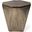 21 Inch Solid Wood End Table In Brown
