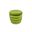 21 Inch Velvet Tufted Round Cocktail Ottoman In Green