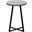 22 Inch Accentt Table In Grey And Black Metal
