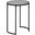 24 Inch Accent Table In Grey Stone Look