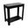 24 Inch End Table with Shelf In Black