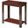 24 Inch End Table with Shelf In Brown