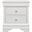 24 Inch Wood Shagreen Two Drawer Nightstand In White