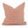 24 x 24 Pyth Coral Pillow - Poly Insert