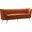 Margo Velvet Sofa In Cognac
