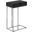 25 Inch Accentt Table In Black And Silver Metal