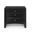 25 Inch Solid Wood Three Drawer Nightstand In Dark Brown