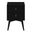 26 Inch Solid Wood Two Drawer Nightstand In Black
