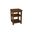 28 Inch Solid Wood Nightstand In Brown