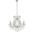 2800d26cRc Maria Theresa 26" Chrome 9 Light Chandelier With Clear Royal Cut Crystal Trim