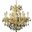 2800d26g GtRc Maria Theresa 26" Gold 9 Light Chandelier With Golden Teak Royal Cut Crystal Trim