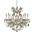 Maria Theresa 26 Inch 9 Light Chandelier With Golden Teak Royal Cut Crystal Trim