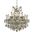 Maria Theresa 30 Inch 19 Light Chandelier With Golden Teak Royal Cut Crystal Trim