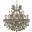 Maria Theresa 36 Inch 24 Light Chandelier With Golden Teak Royal Cut Crystal Trim