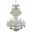 Maria Theresa 46" Chrome 36 Light Chandelier With Clear Royal Cut Crystal Trim