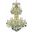 Maria Theresa 46" Gold 36 Light Chandelier With Clear Royal Cut Crystal Trim