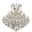 2800G52C/RC Maria Theresa 52" Chrome 41 Light Chandelier With Clear Royal Cut Crystal Trim