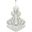 2800G54C/RC Maria Theresa 54" Chrome 61 Light Chandelier With Clear Royal Cut Crystal Trim