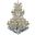 2800G54G/RC Maria Theresa 54" Gold 61 Light Chandelier With Clear Royal Cut Crystal Trim