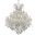 2800G60C/RC Maria Theresa 60" Chrome 49 Light Chandelier With Clear Royal Cut Crystal Trim