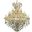 Maria Theresa 60" Chrome 49 Light Chandelier With Clear Swarovski Elements Crystal Trim