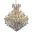 2800G60G/RC Maria Theresa 60" Gold 49 Light Chandelier With Clear Royal Cut Crystal Trim