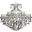 2800G72C-GT/RC Maria Theresa 72" Chrome 49 Light Chandelier With Golden Teak Royal Cut Crystal Trim