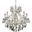 2801D26C/RC Maria Theresa 26" Chrome 9 Light Chandelier With Clear Royal Cut Crystal Trim