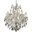 Maria Theresa 27" Chrome 13 Light Chandelier With Clear Royal Cut Crystal Trim