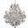 Maria Theresa 30" Chrome 19 Light Chandelier With Clear Royal Cut Crystal Trim
