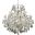 2801D36C/RC Maria Theresa 36" Chrome 24 Light Chandelier With Clear Royal Cut Crystal Trim